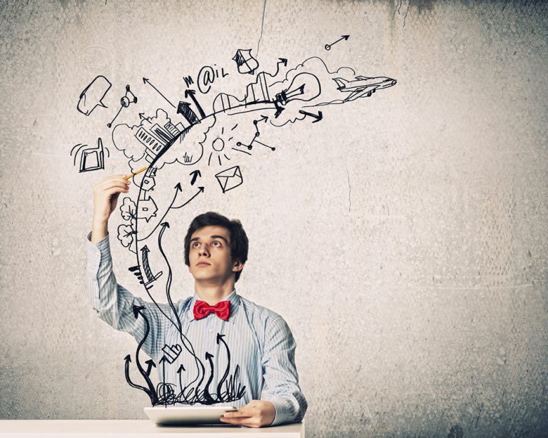 Creative thinking while writing